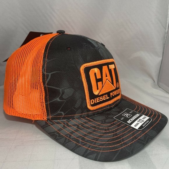 Caterpillar CAT Richardson 112 Snap Back Trucker Hat - Picture 4 of 7
